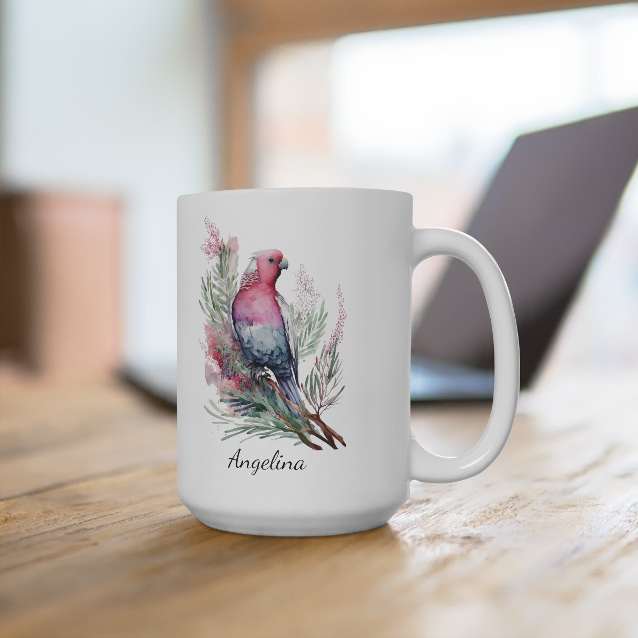 Personalized Galah Parrot Coffee Mug