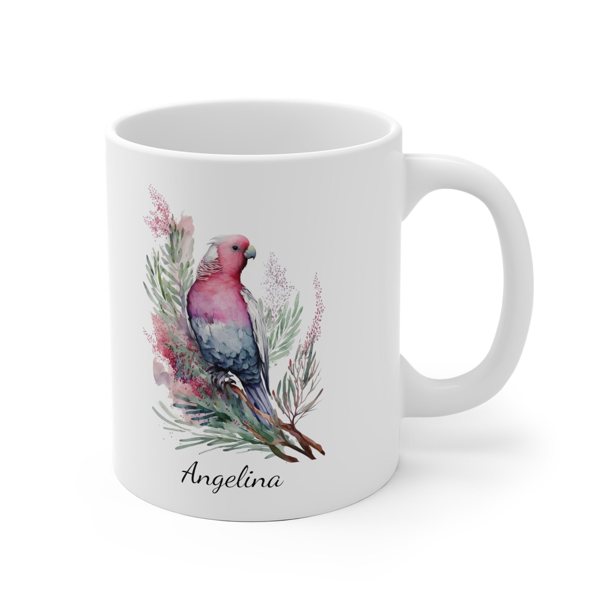 Personalized Galah Parrot Coffee Mug