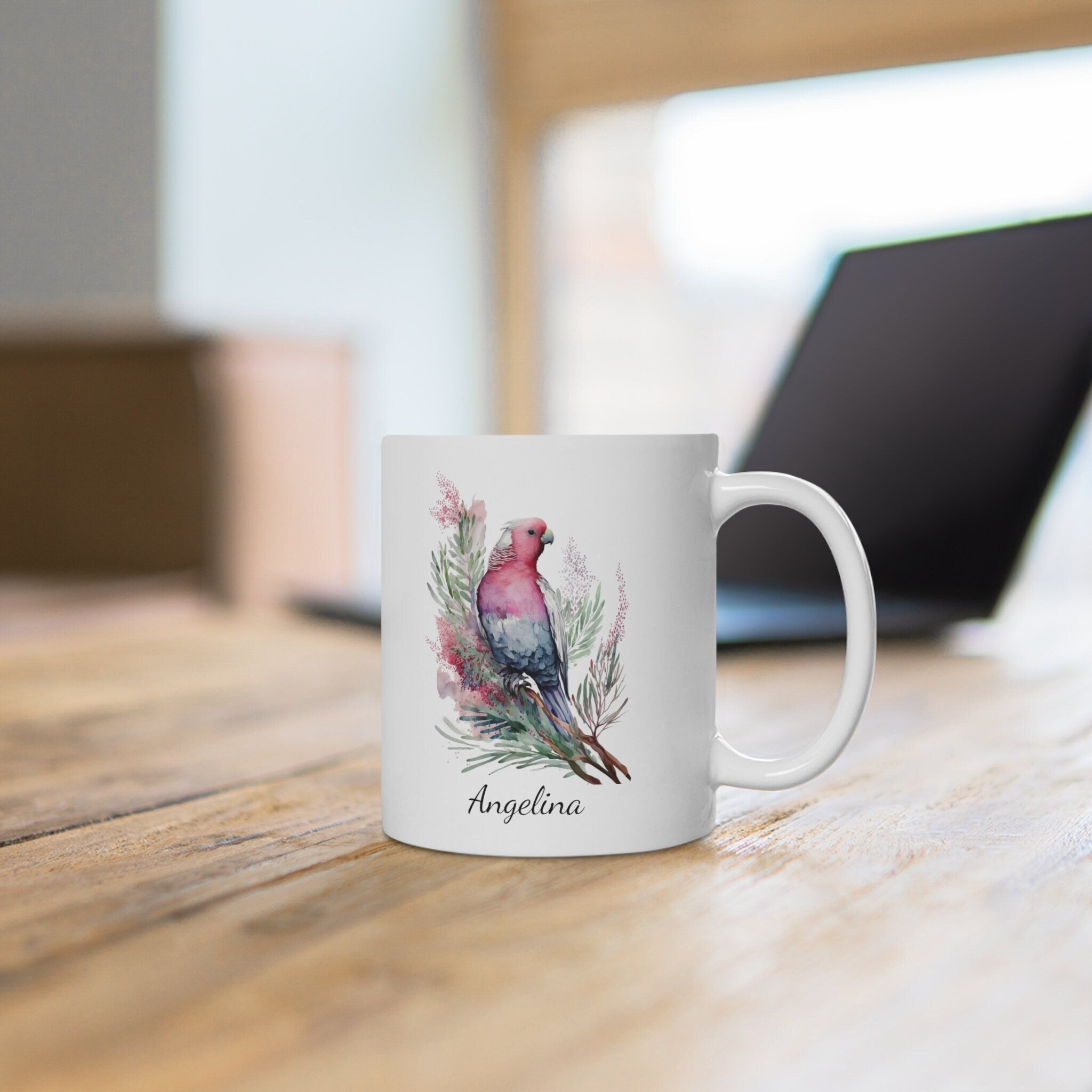 Personalized Galah Parrot Coffee Mug