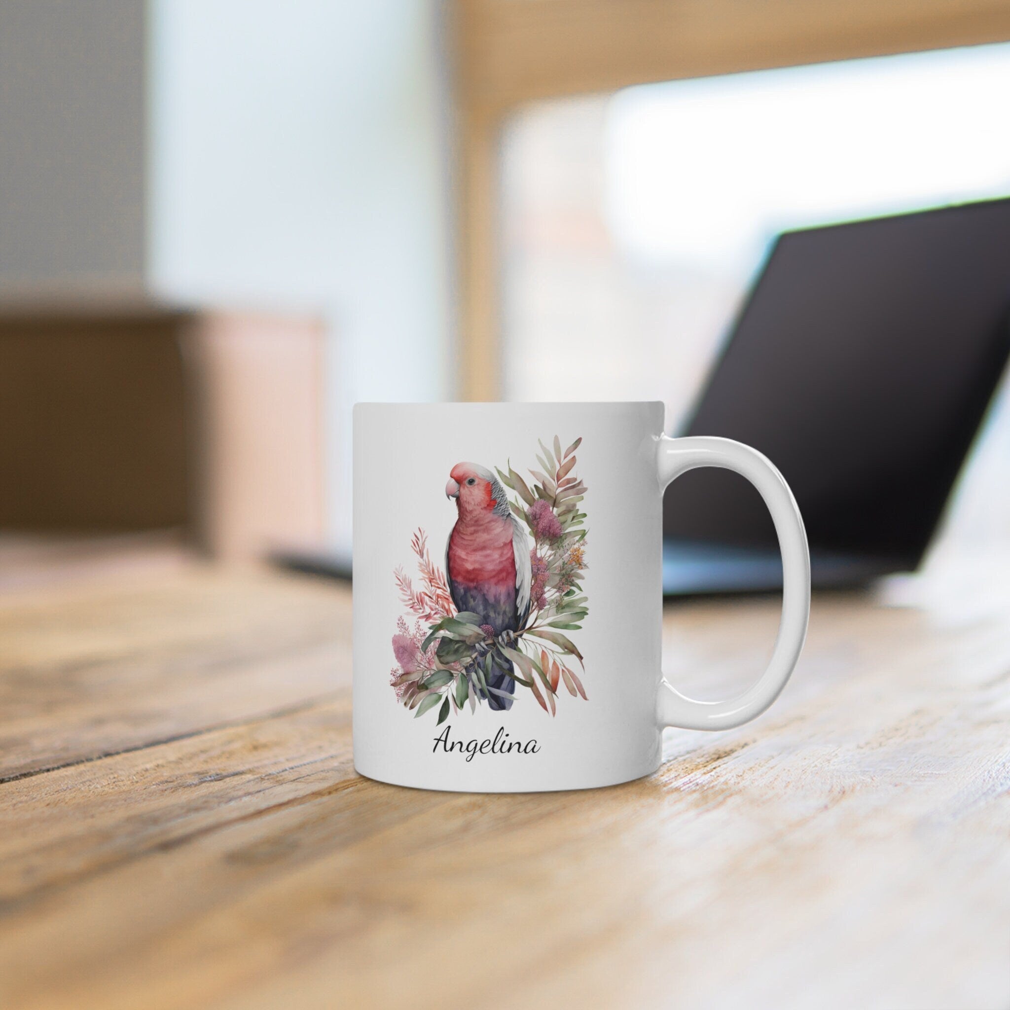 Personalized Galah Parrot Coffee Mug