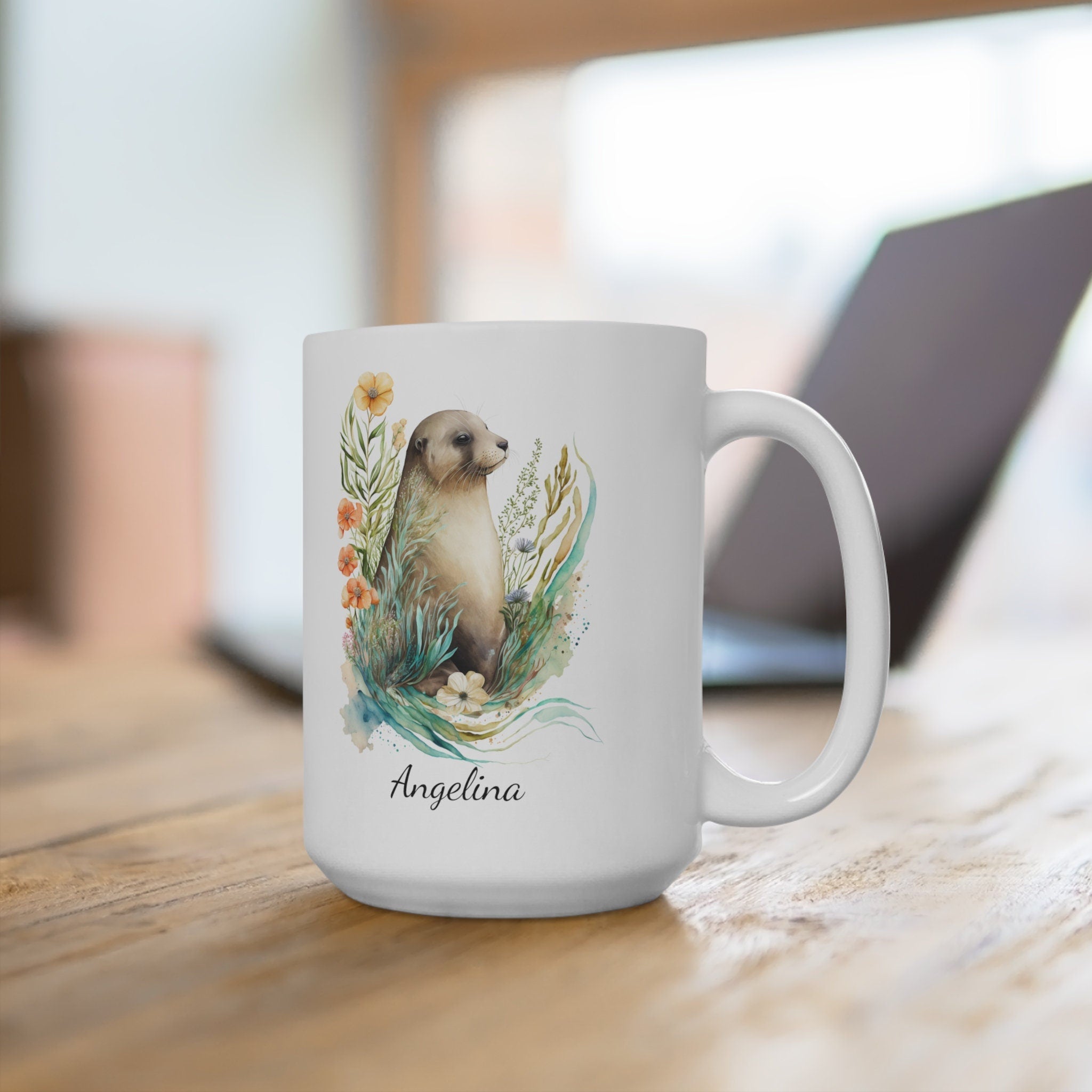 Personalized Sea Lion Coffee Mug