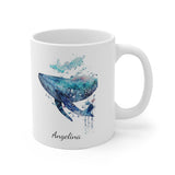 Personalized Humpback Whale Coffee Mug