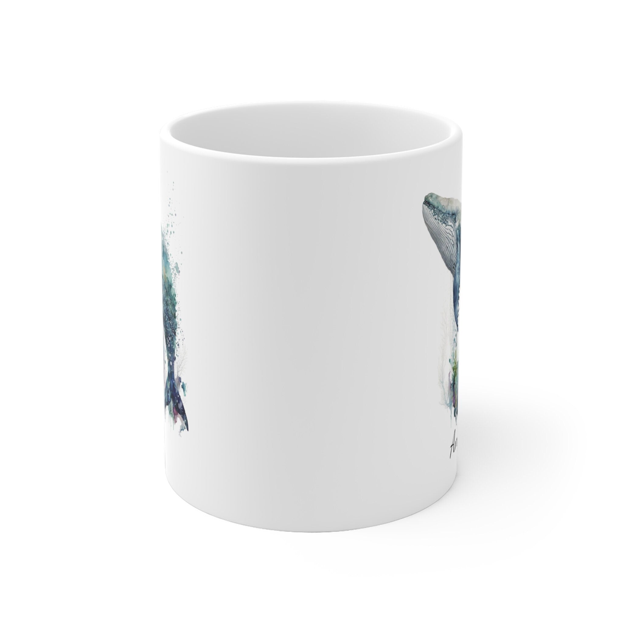 Personalized Humpback Whale Coffee Mug