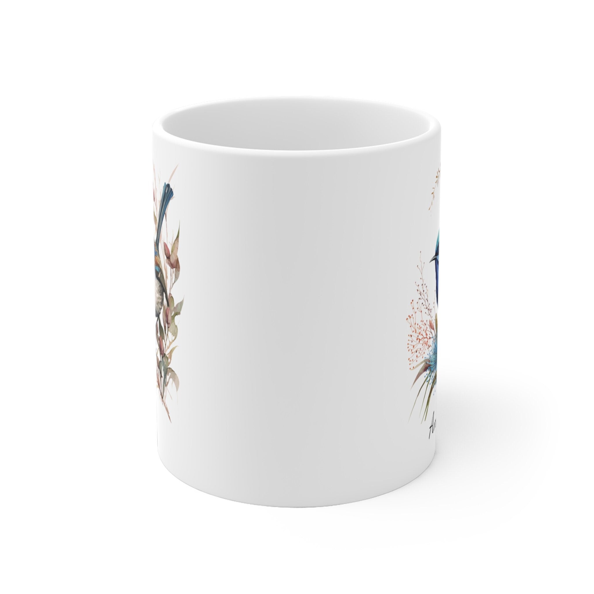 Personalized Superb Fairywren Coffee Mug