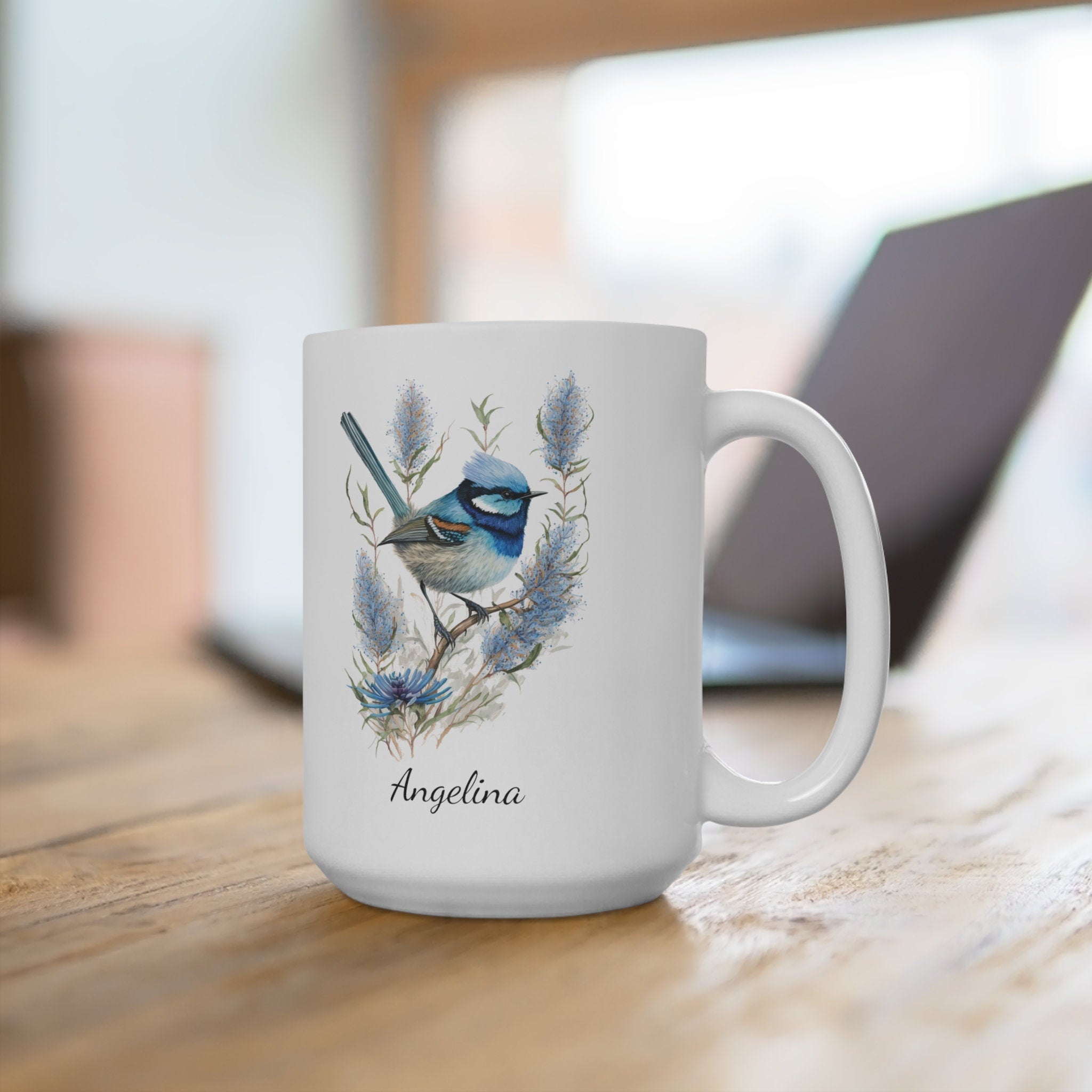 Personalized Superb Fairywren Coffee Mug