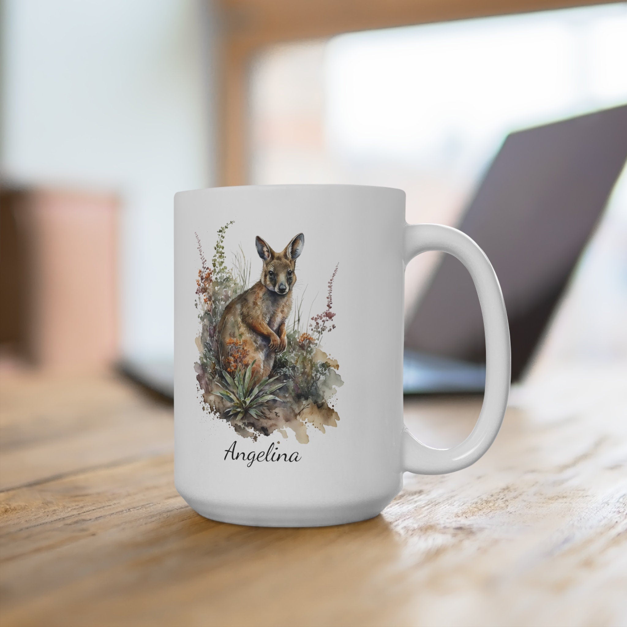 Personalized Wallaby Coffee Mug