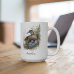 Personalized Blue-Billed Duck Coffee Mug