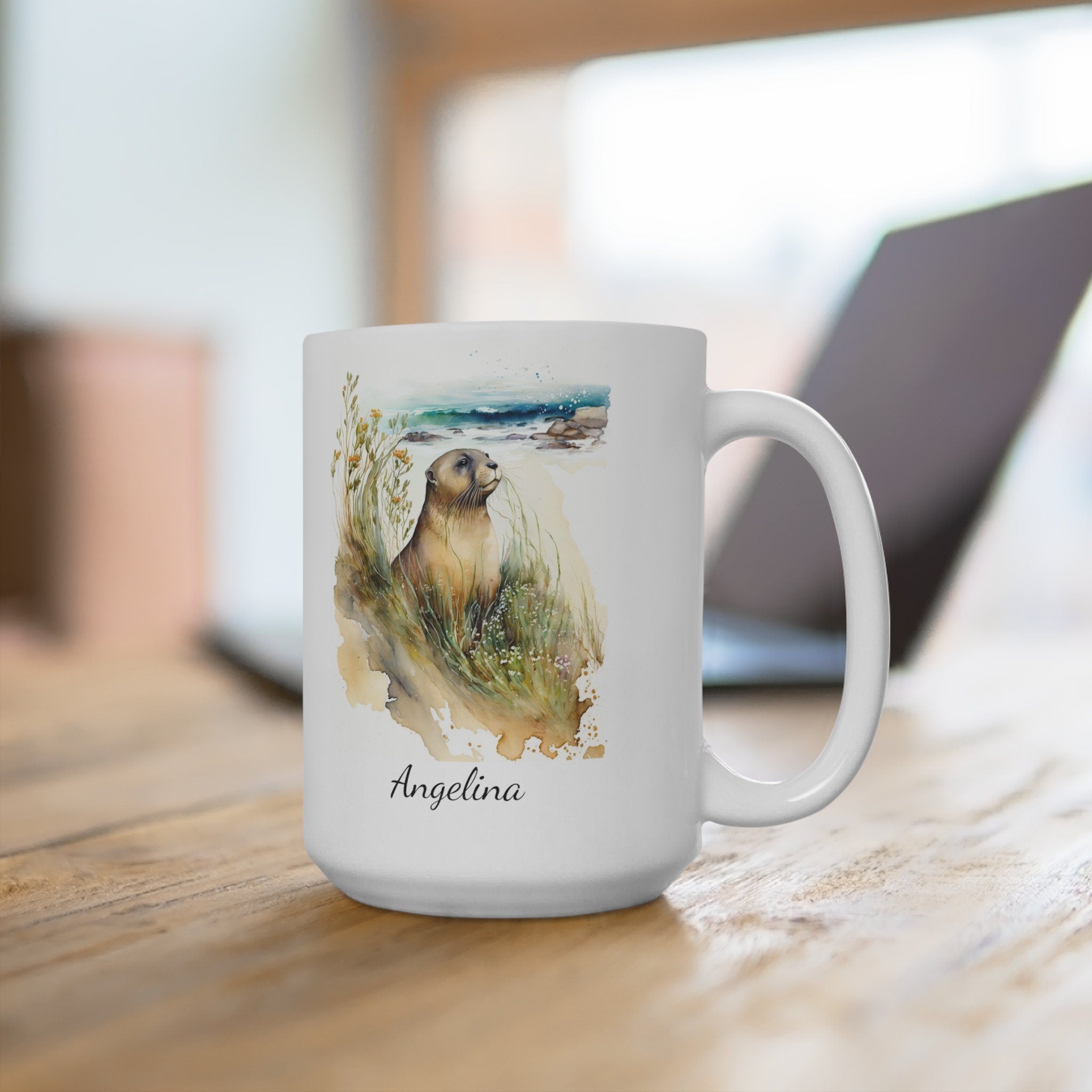 Personalized Sea Lion Coffee Mug