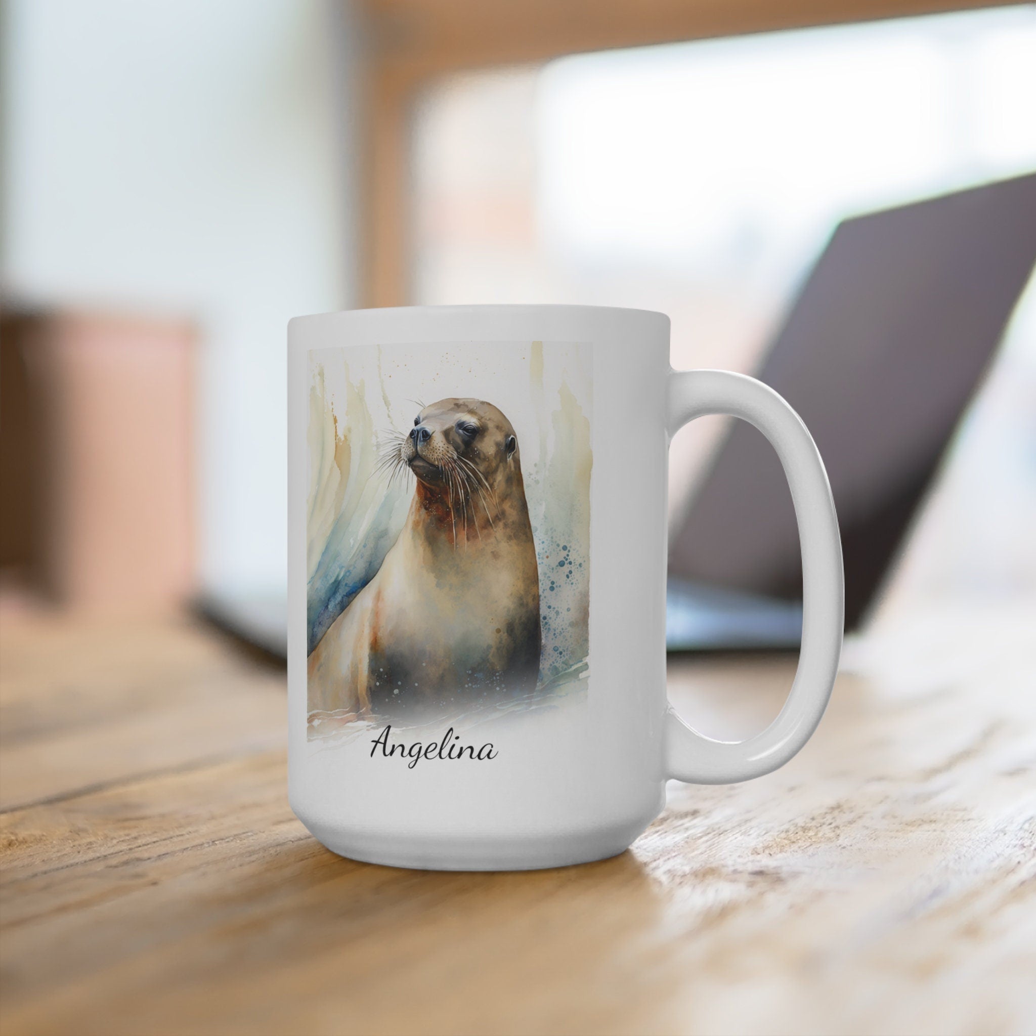 Personalized Sea Lion Coffee Mug