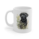 Personalized Black Labrador Puppy Coffee Mug