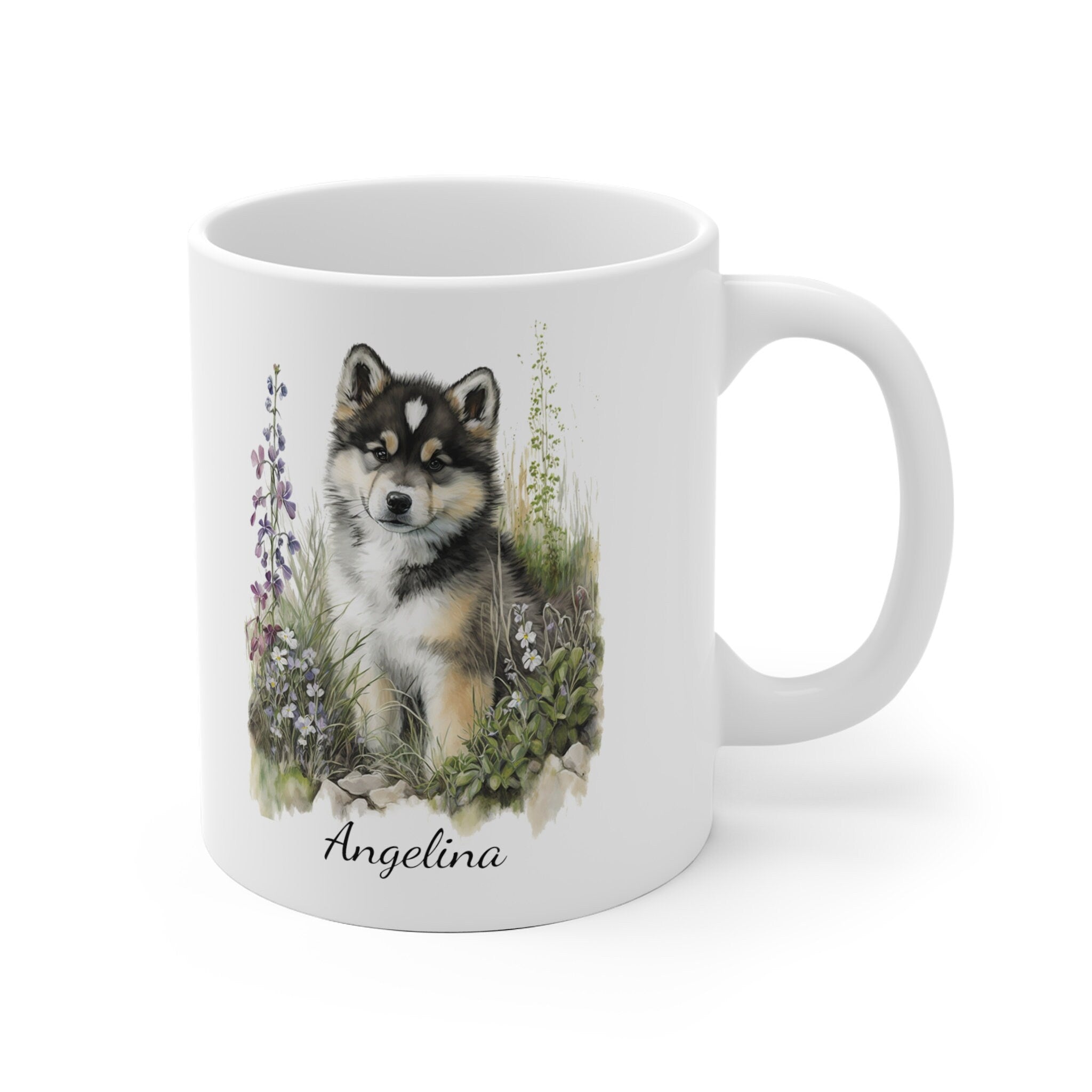 Personalized Alaskan Malamute Coffee Mug