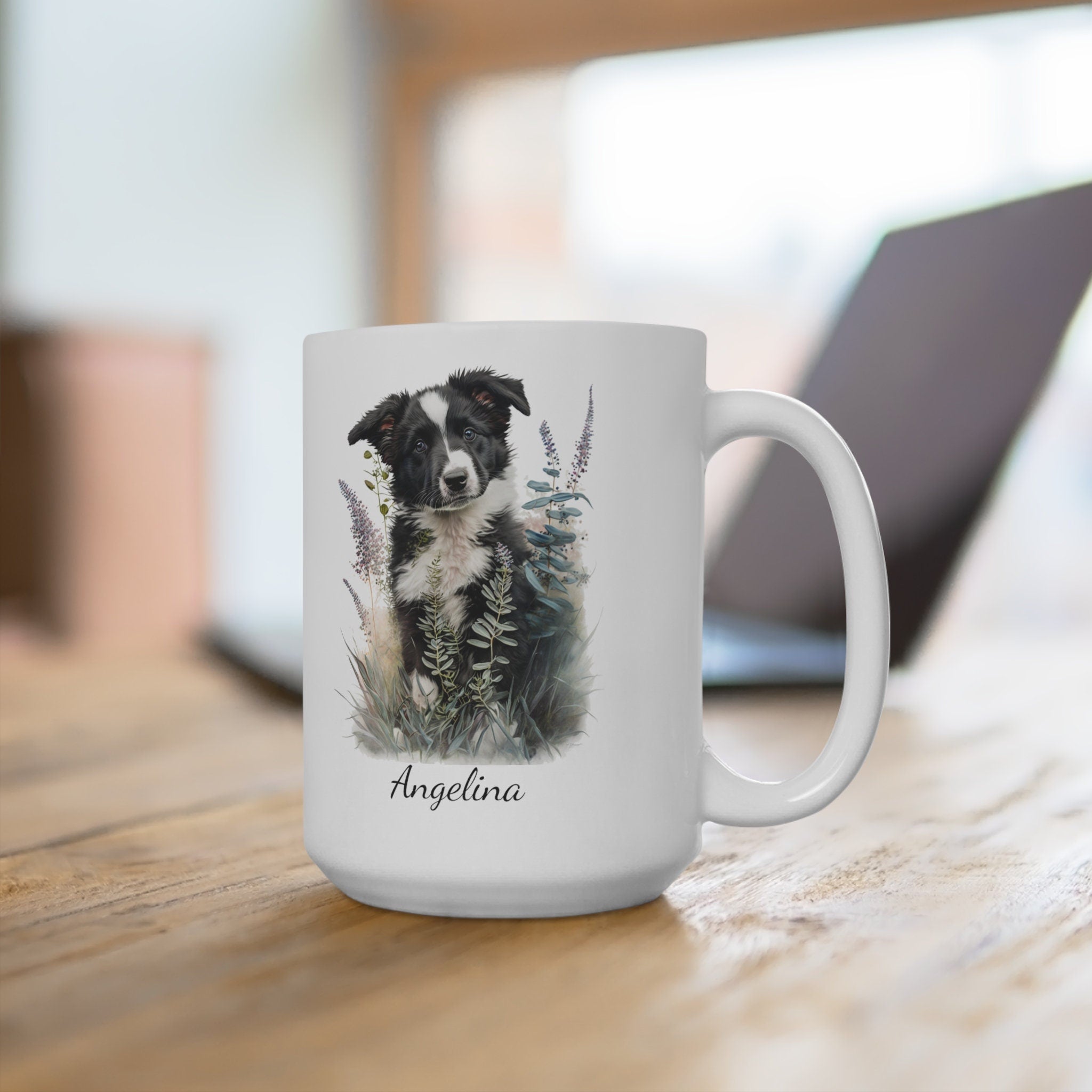 Personalized Border Collie Coffee Mug