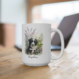 Personalized Border Collie Coffee Mug