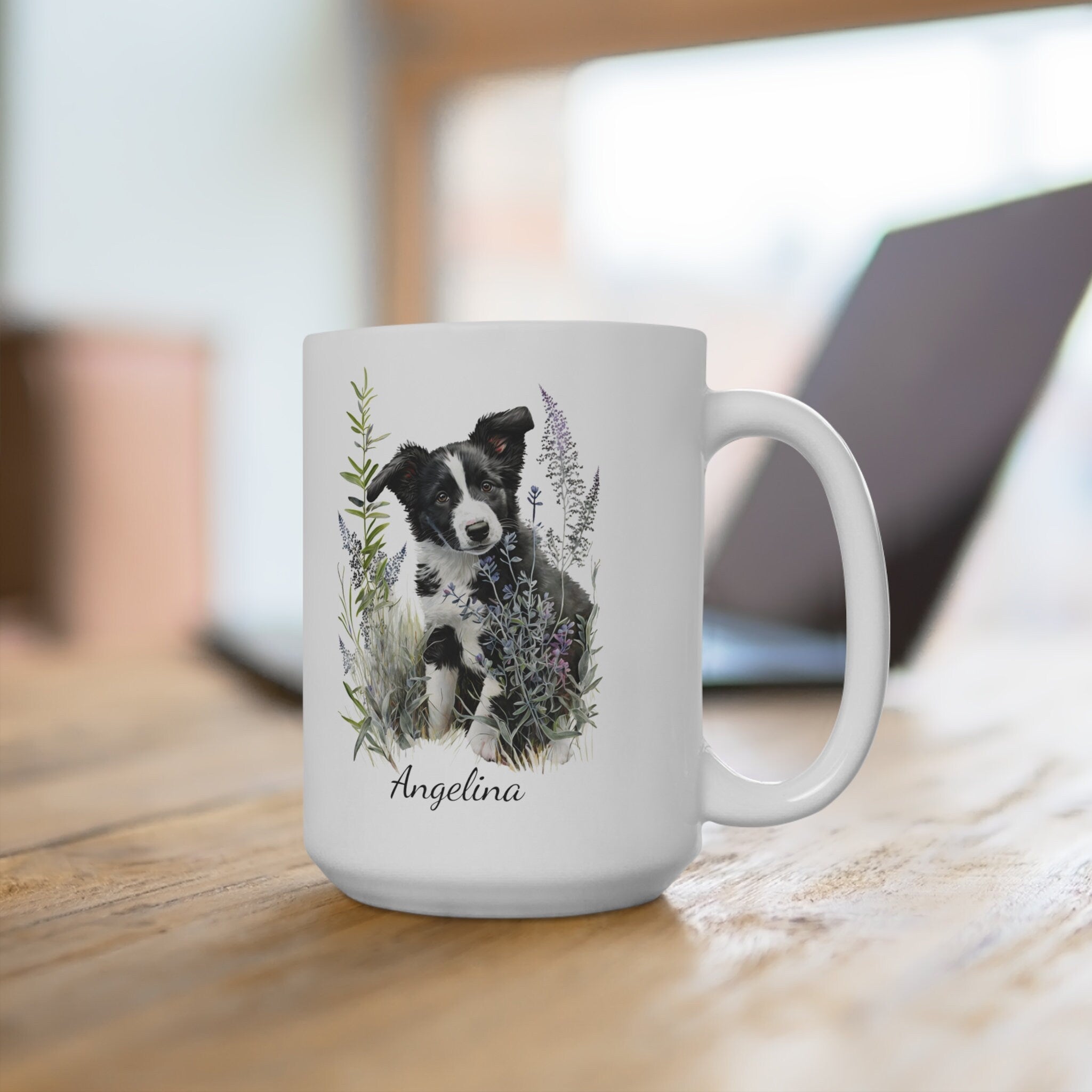 Personalized Border Collie Coffee Mug