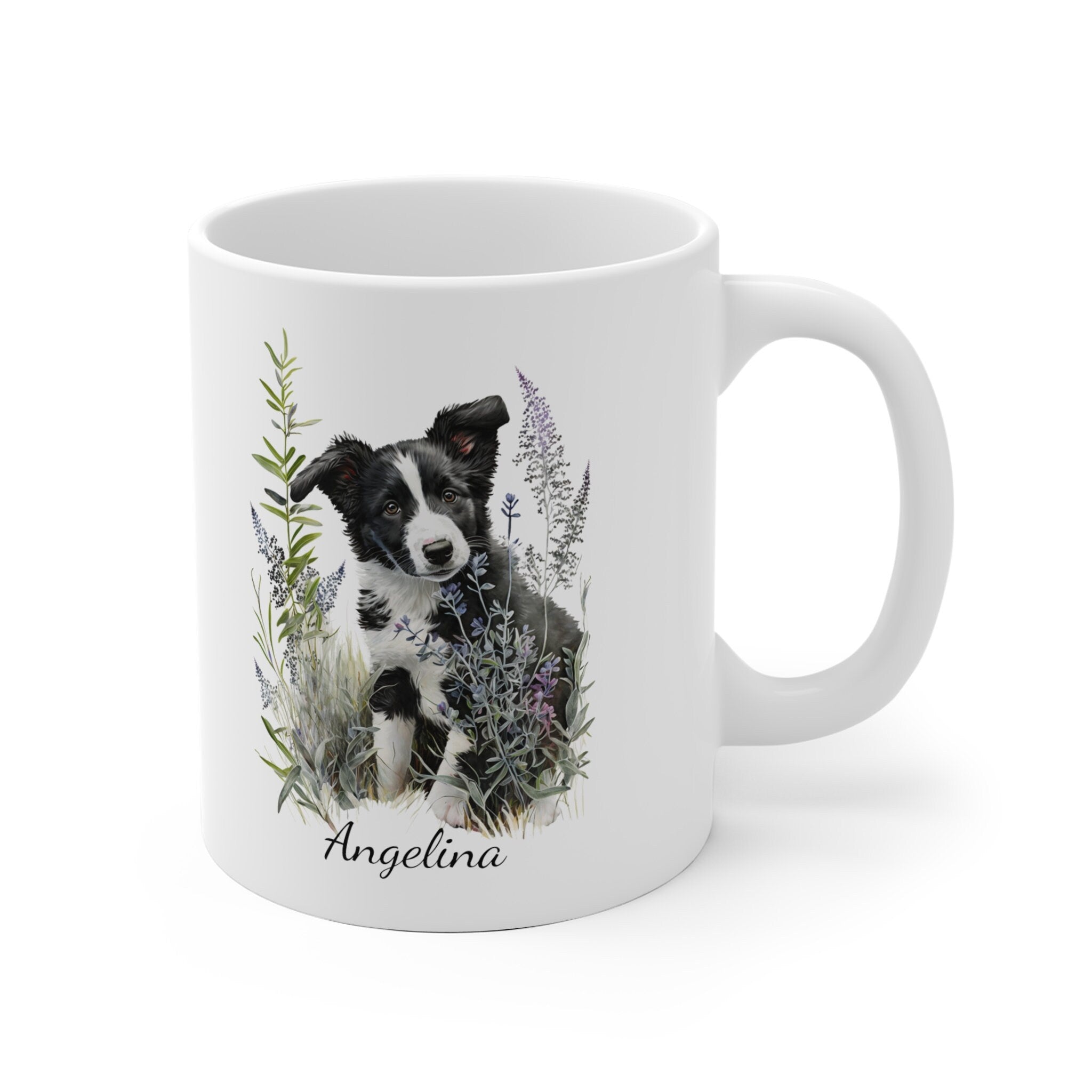 Personalized Border Collie Coffee Mug