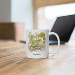 Personalized Green Tree Frog Coffee Mug