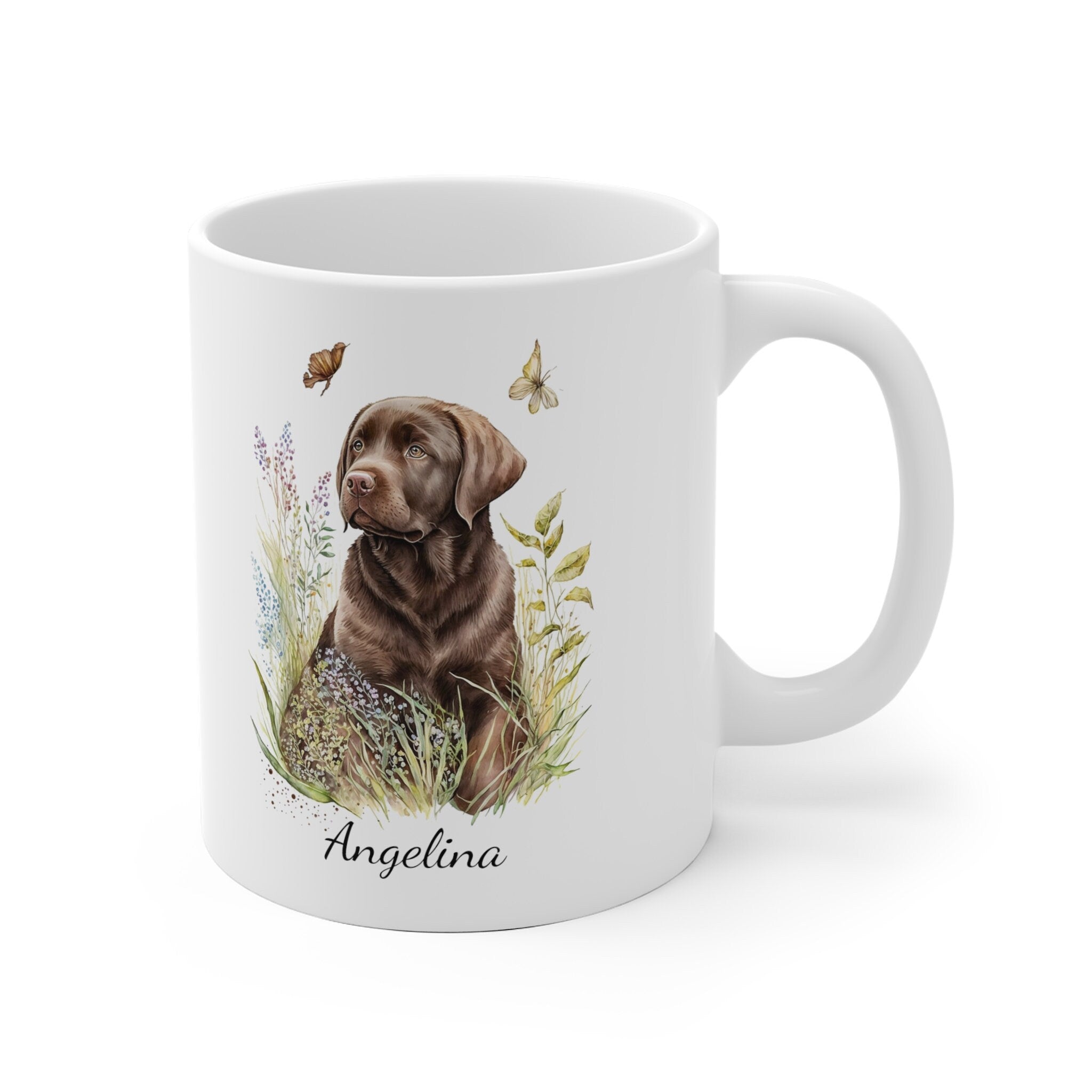 Personalized Chocolate Labrador Coffee Mug