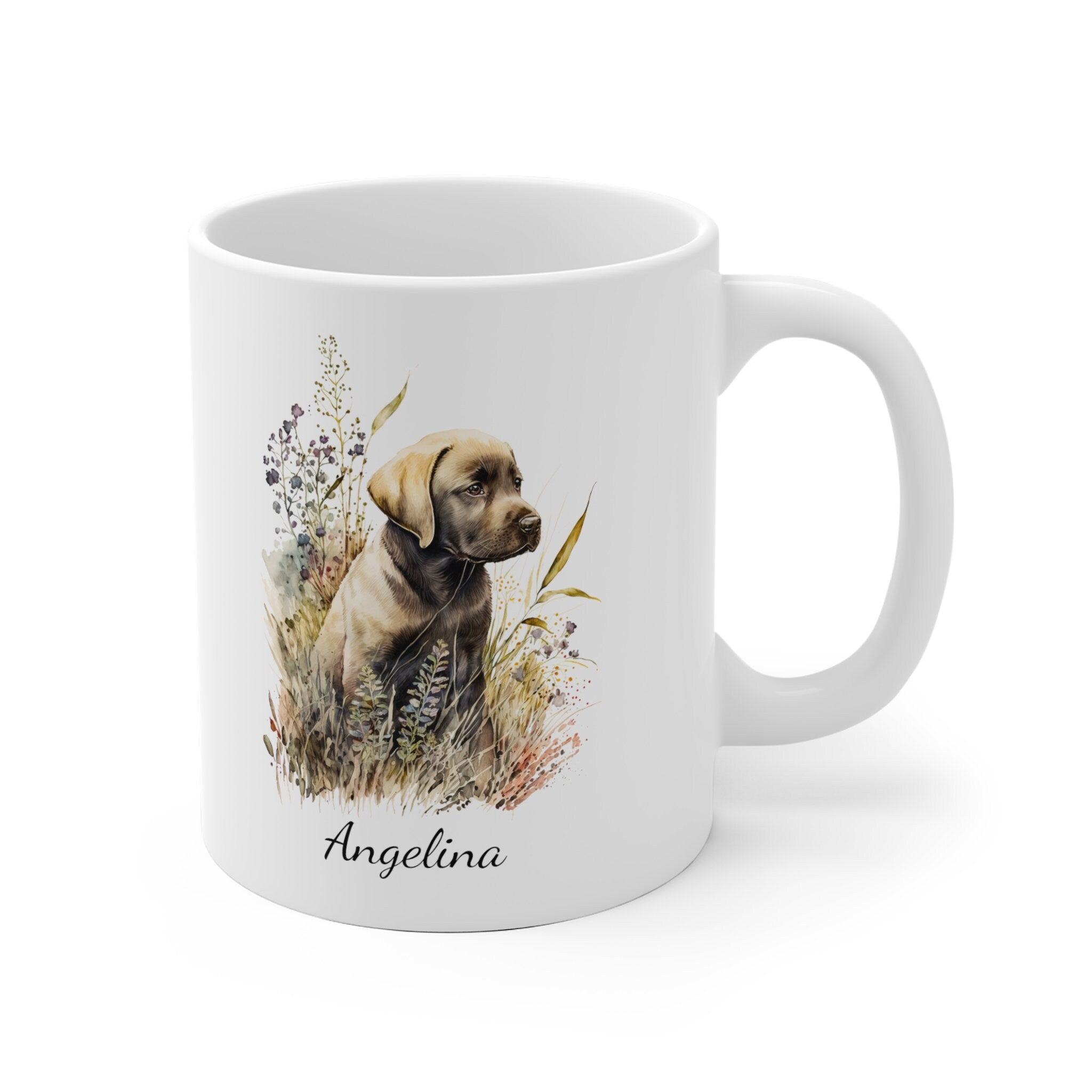 Personalized Chocolate Labrador Coffee Mug