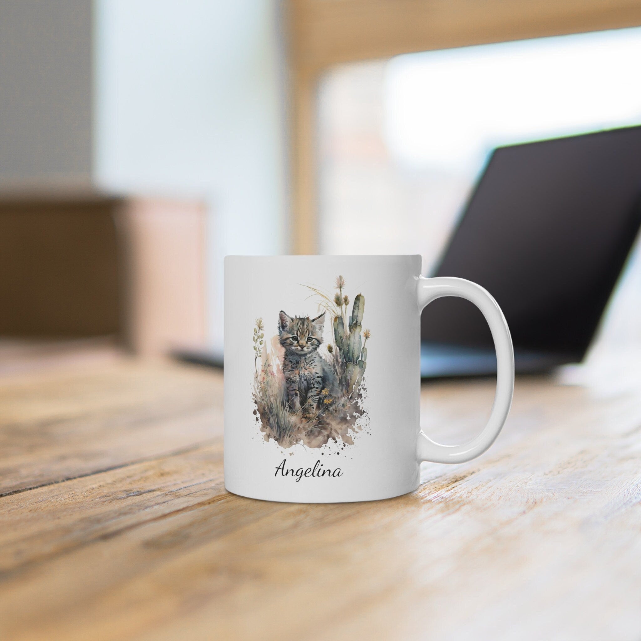 Personalized Cat Coffee Mug