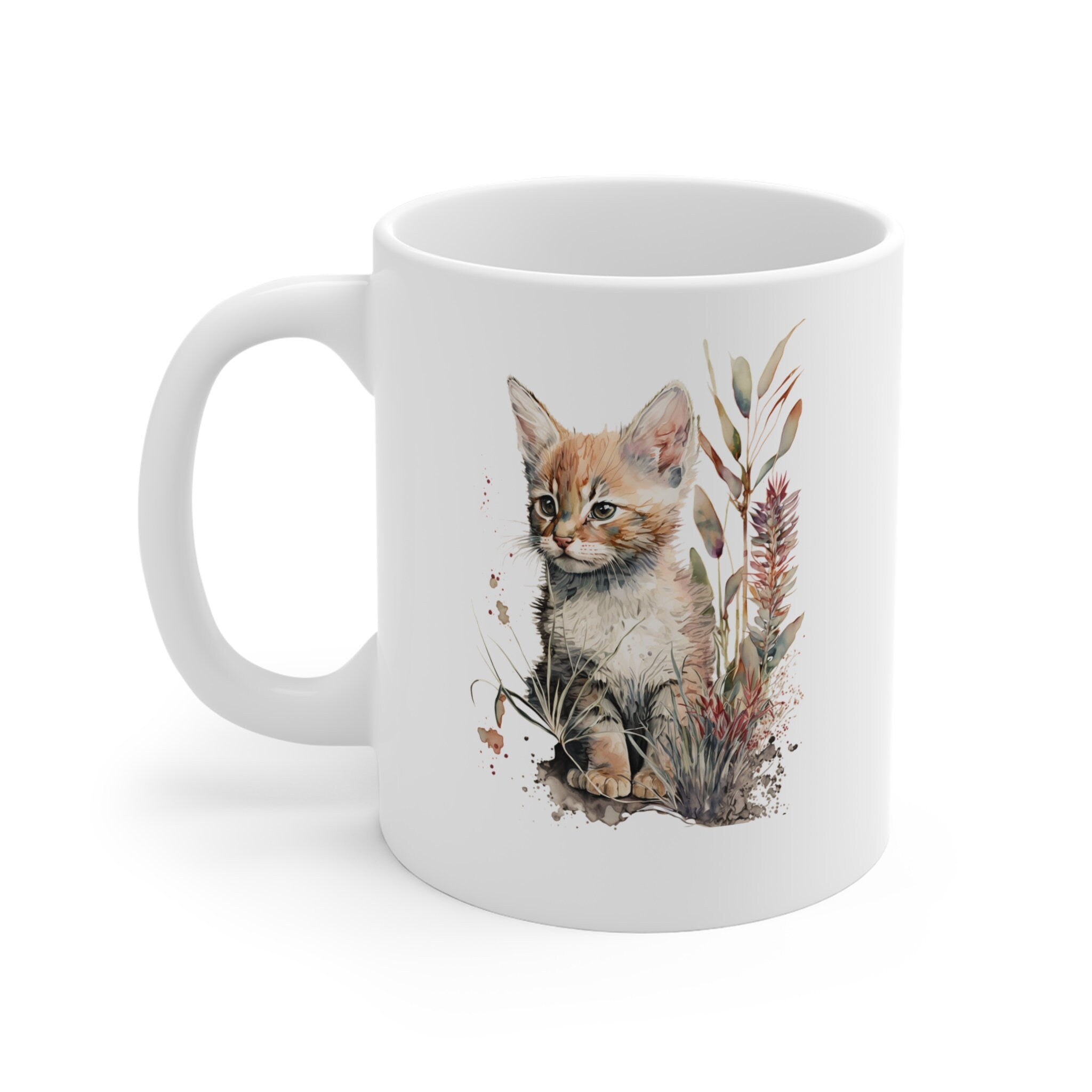 Personalized Cat Coffee Mug