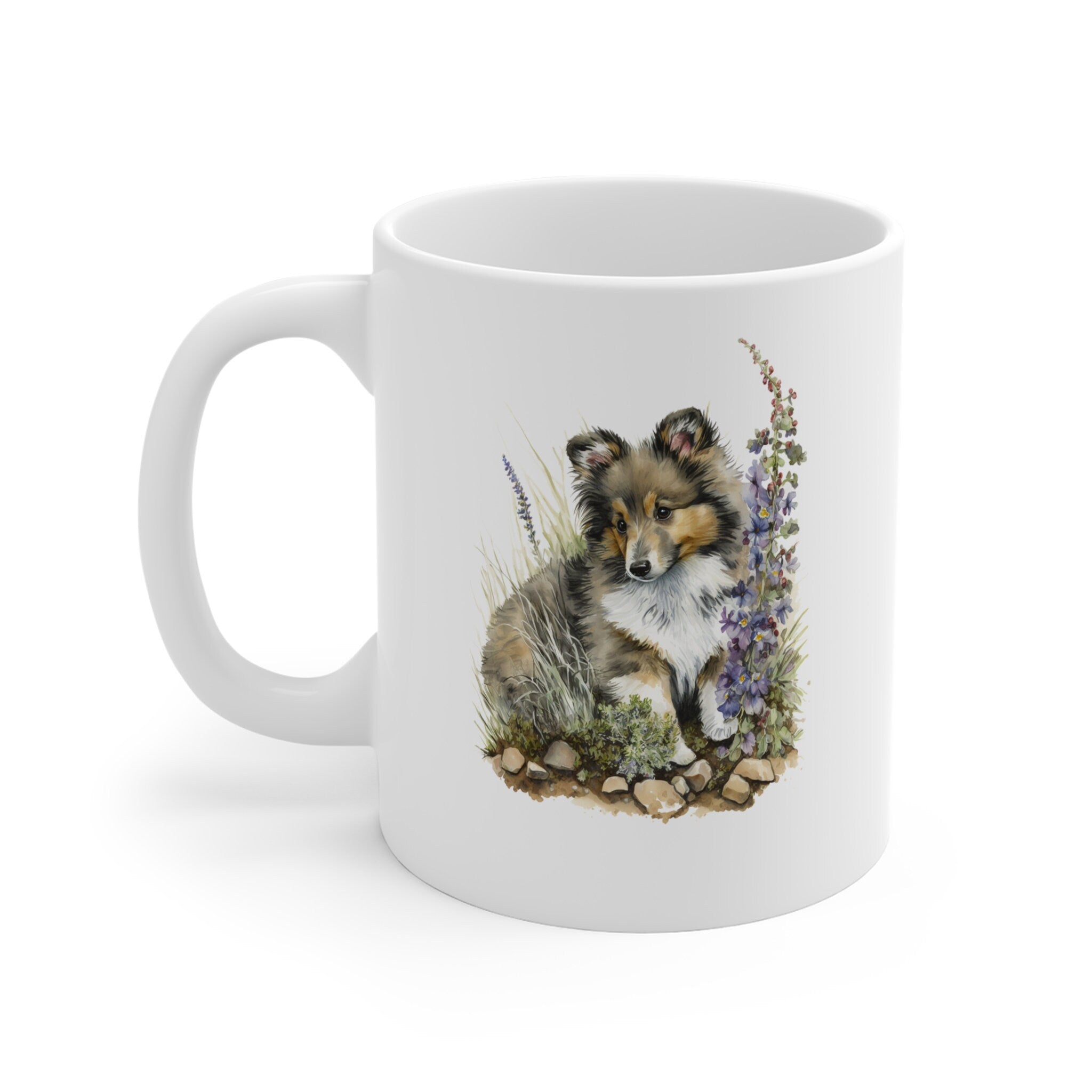 Personalized Shetland Sheepdog Mug