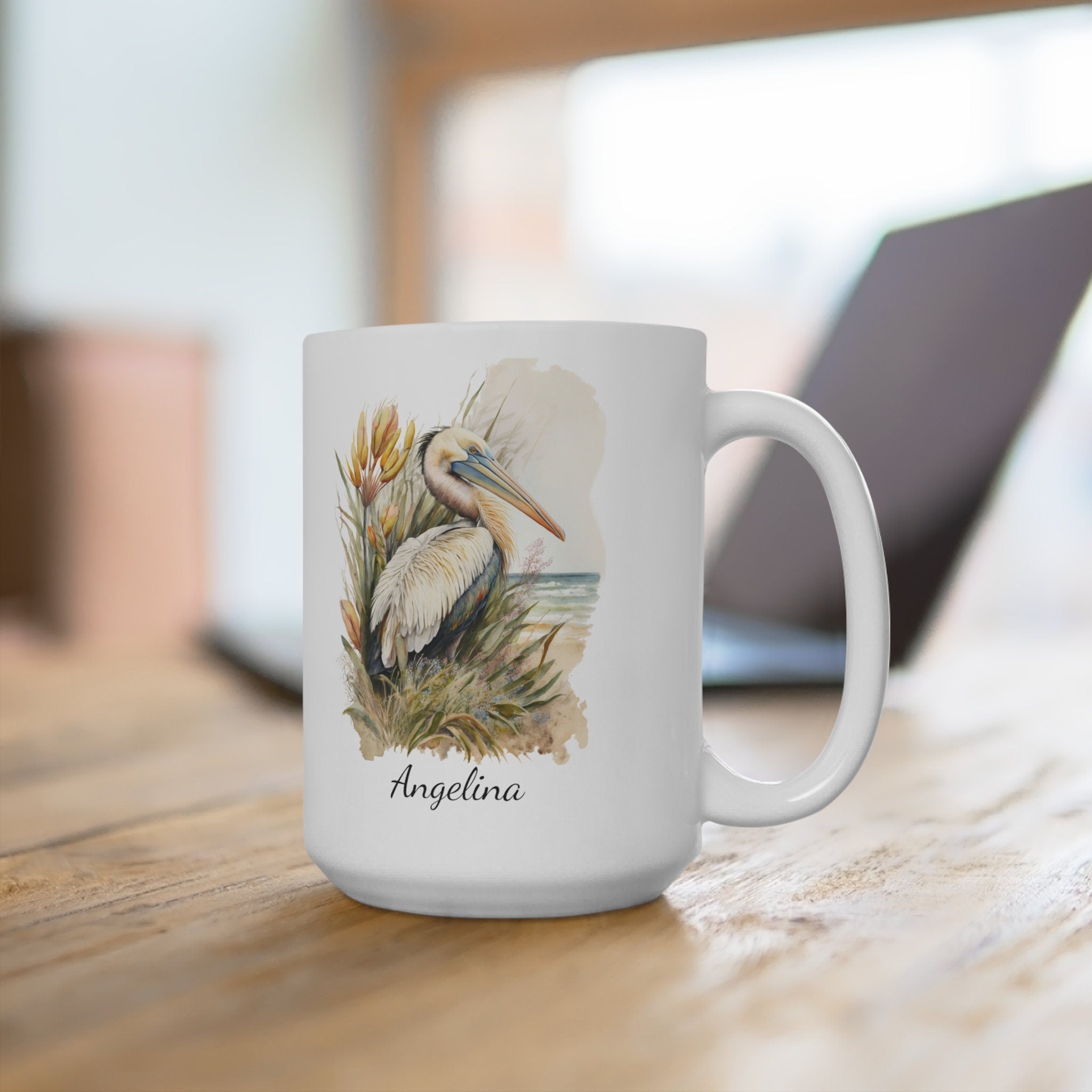 Personalized Pelican Coffee Mug