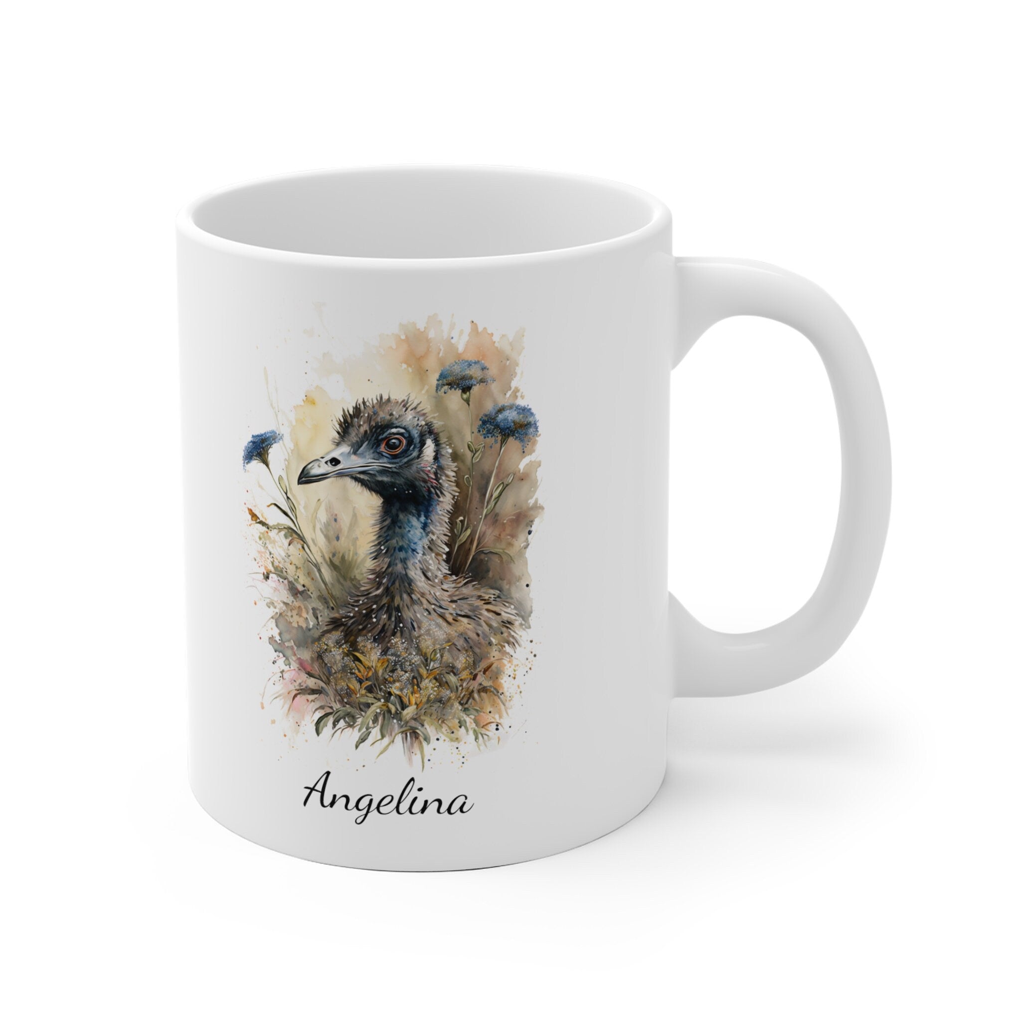 Personalized Emu Coffee Mug