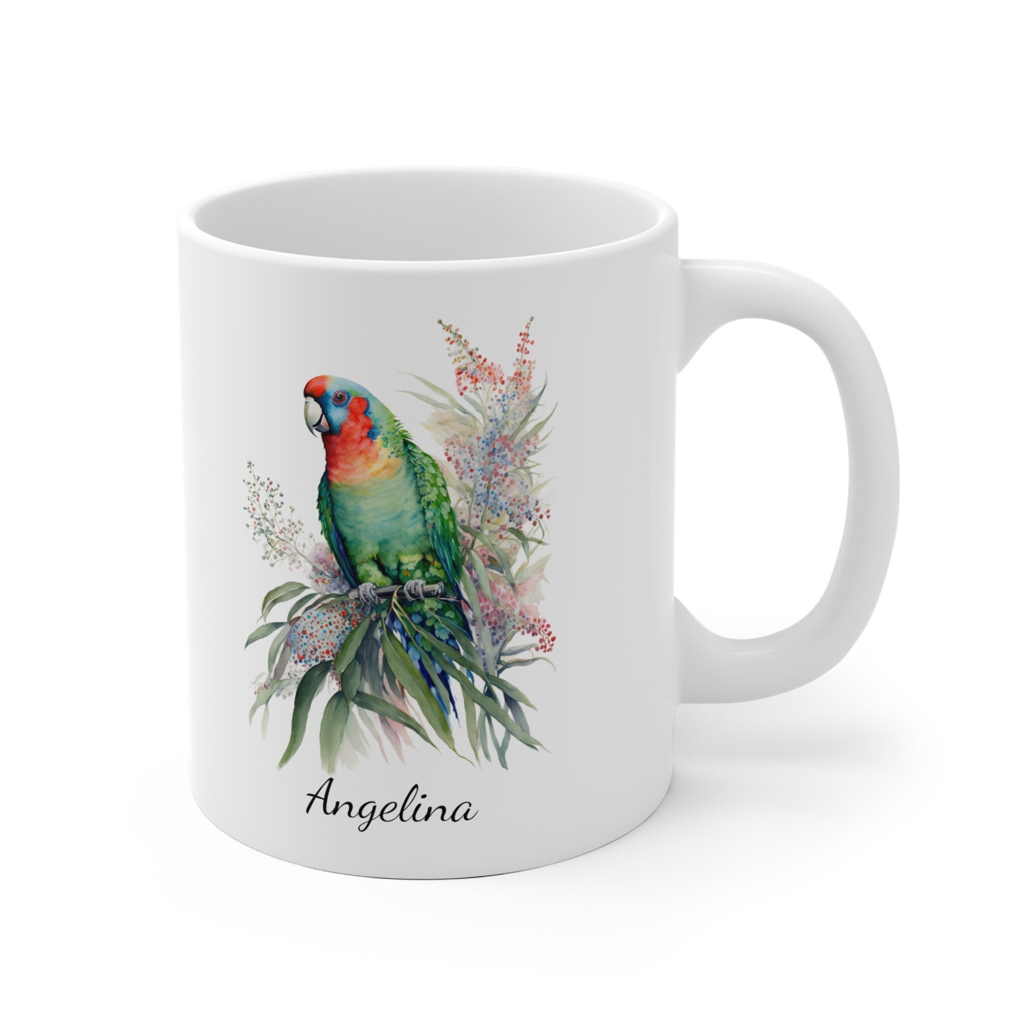 Personalized Parrot Coffee Mug