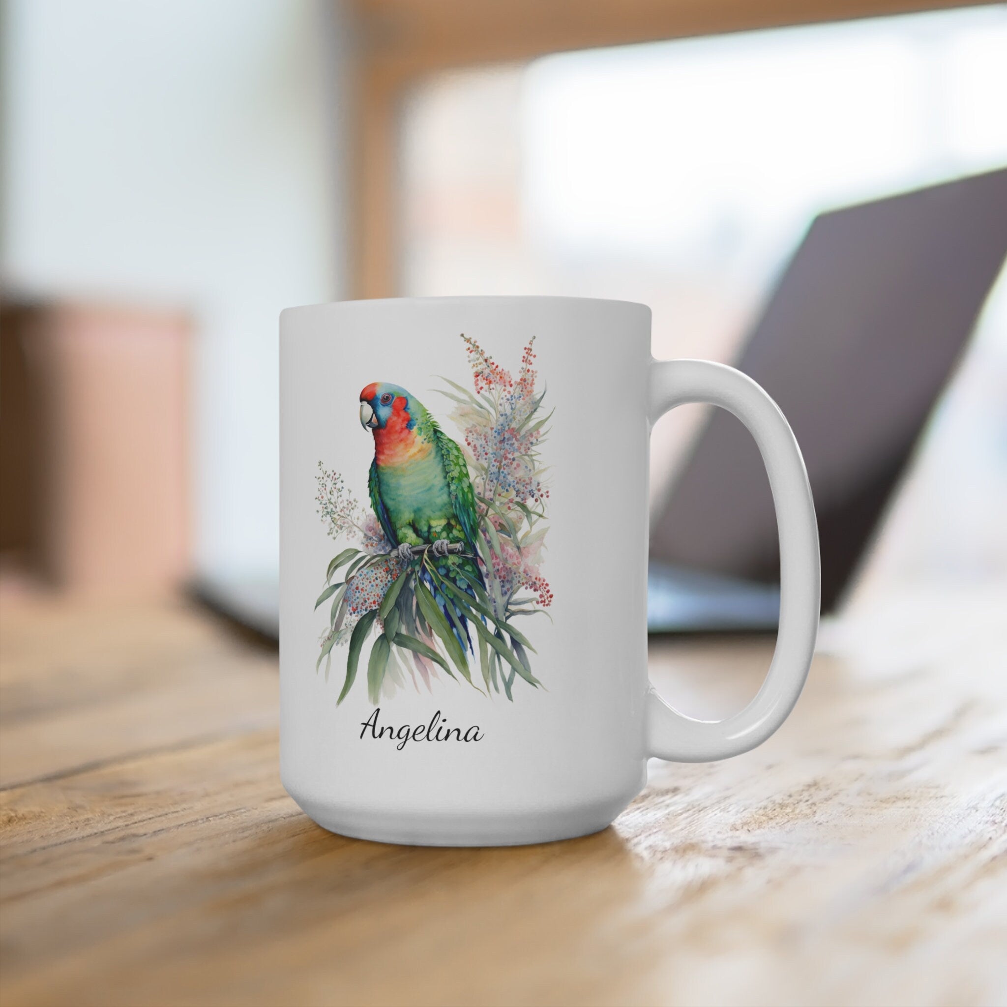 Personalized Parrot Coffee Mug