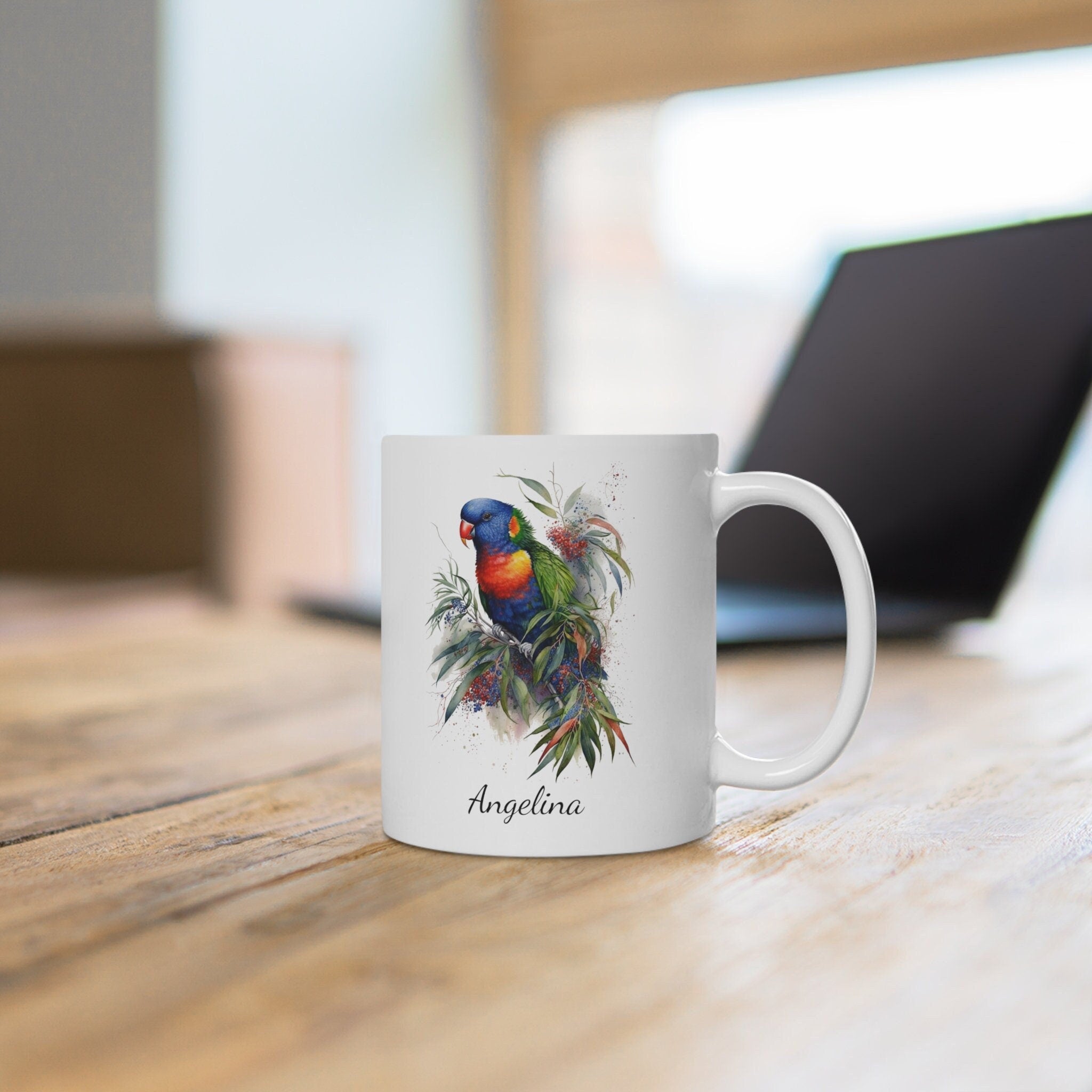 Personalized Lorikeet Parrot Coffee Mug