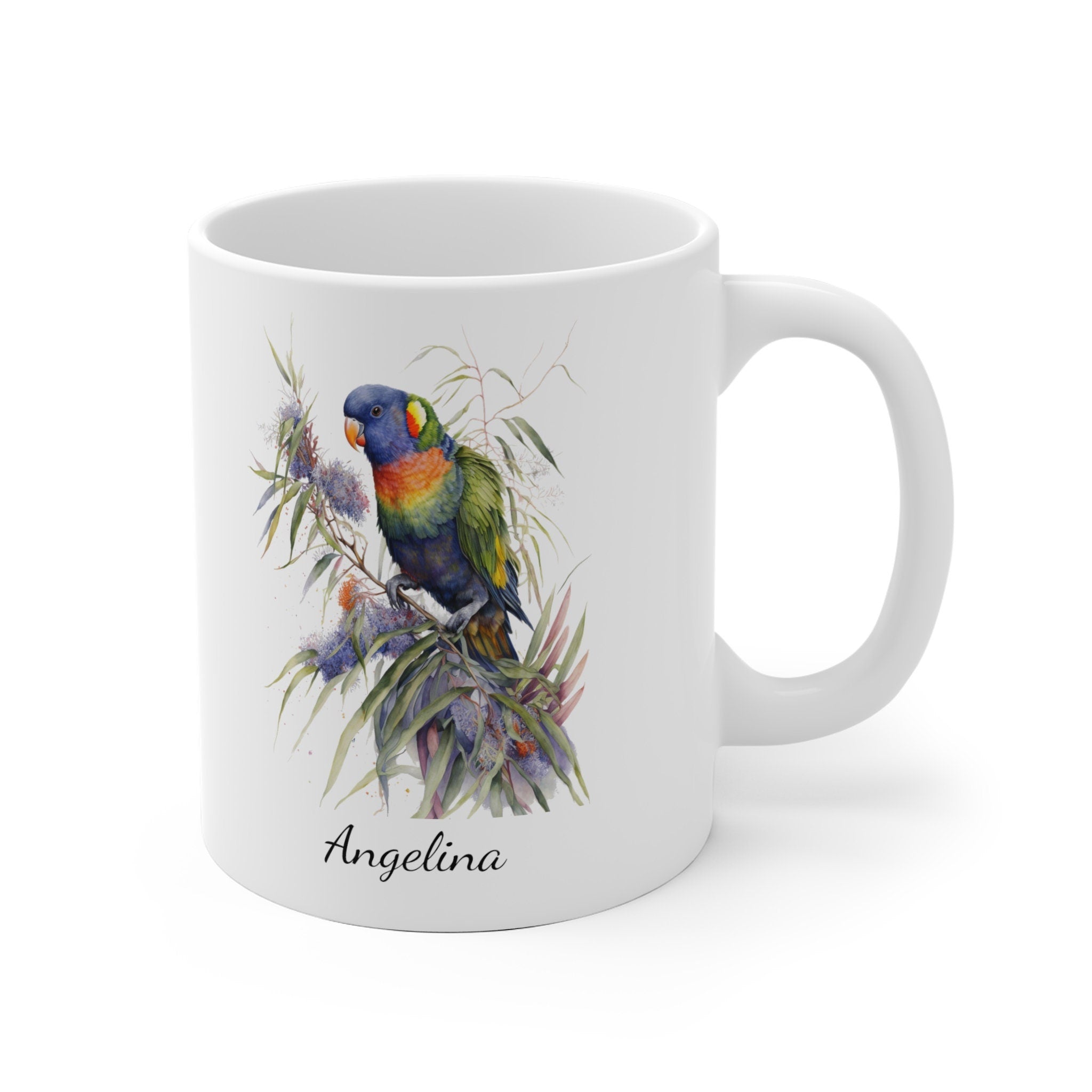 Personalized Lorikeet Parrot Coffee Mug