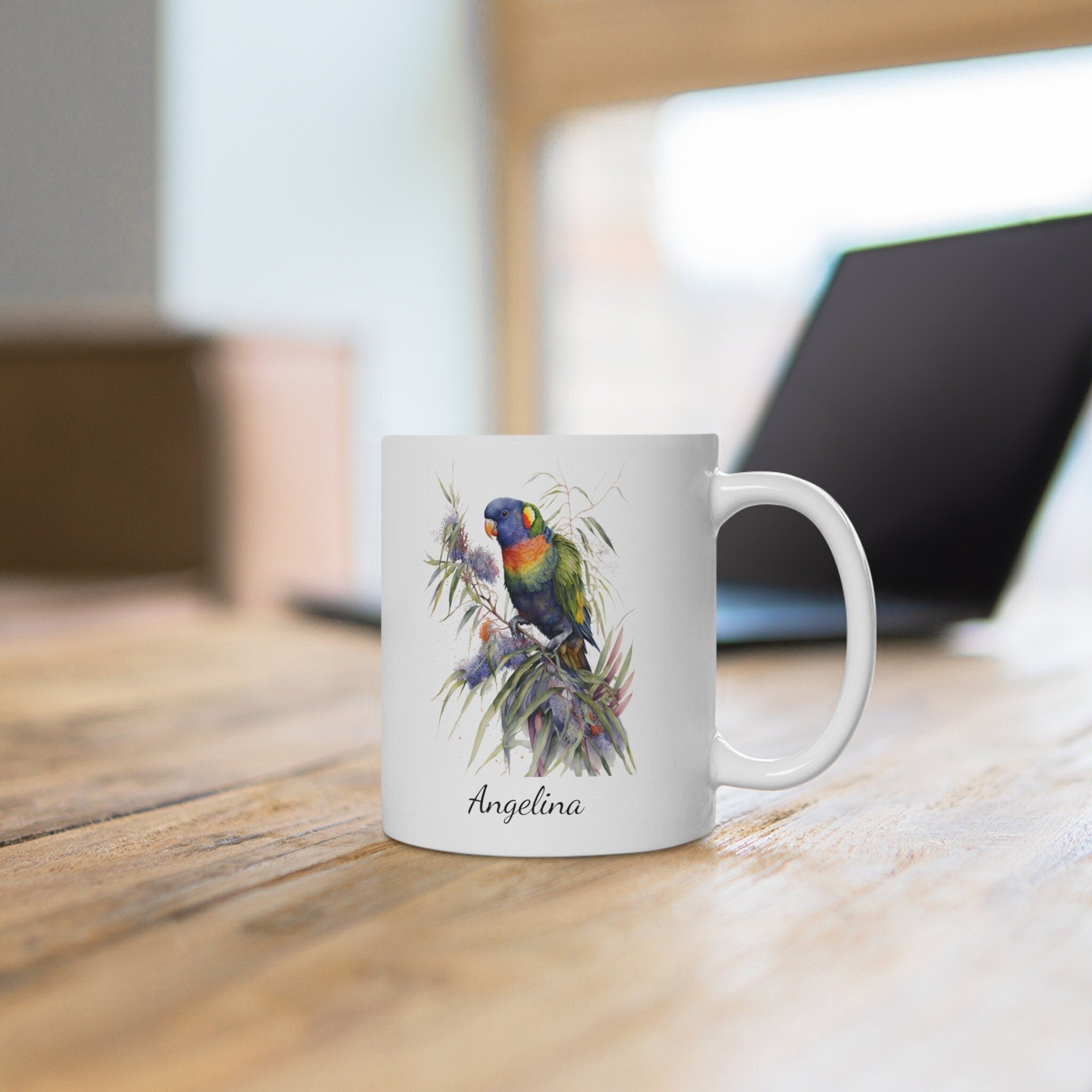 Personalized Lorikeet Parrot Coffee Mug