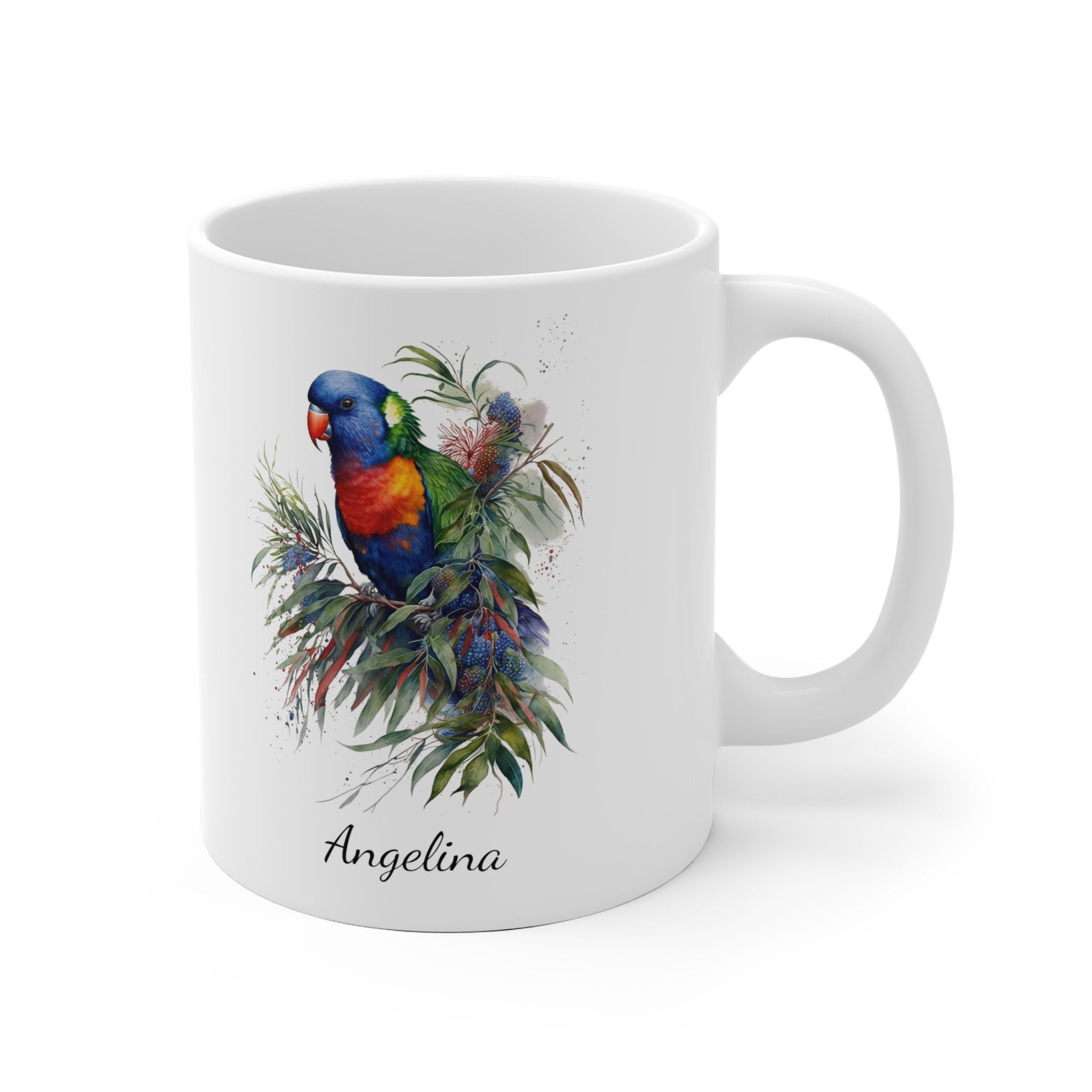 Personalized Lorikeet Parrot Coffee Mug