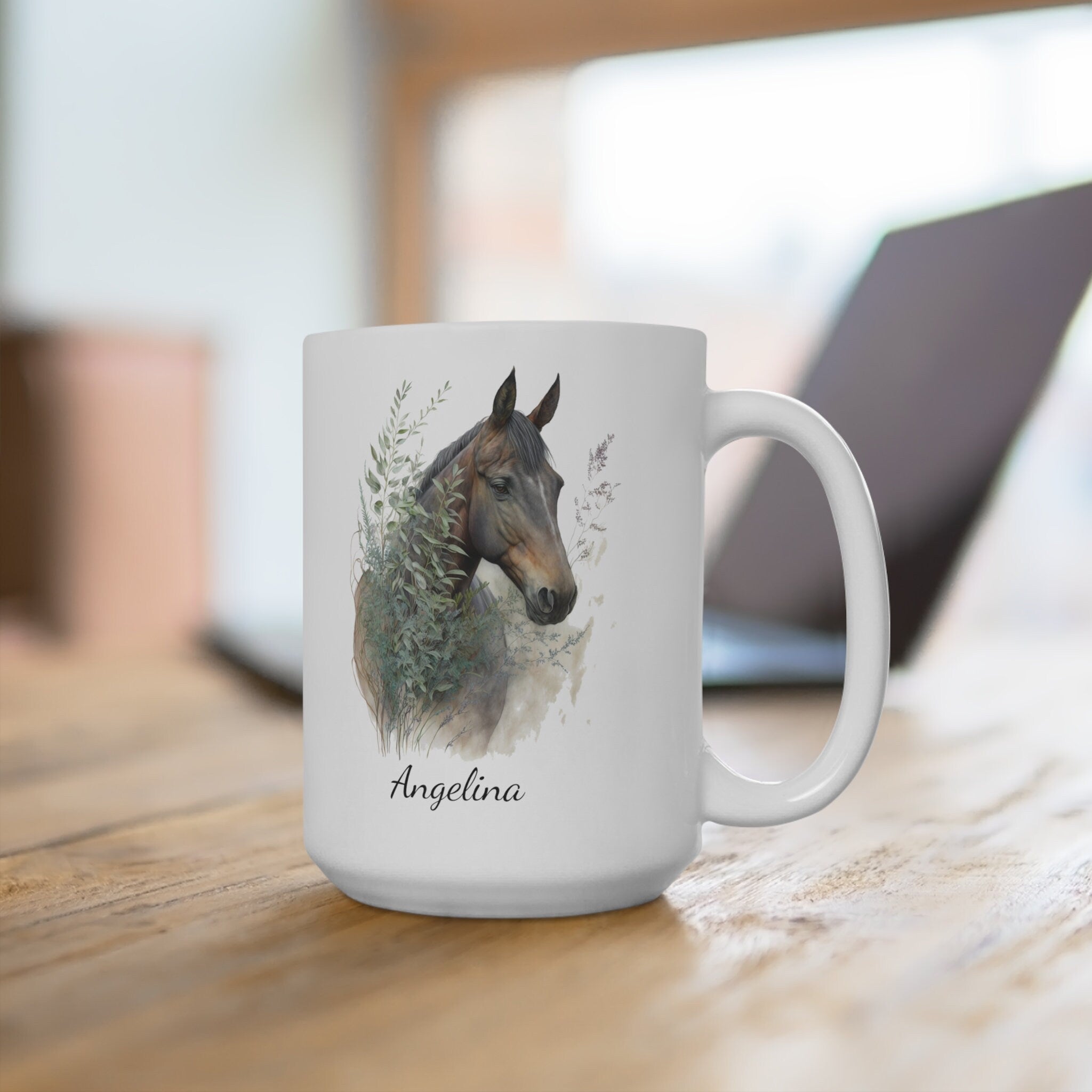 Personalized Horse Coffee Mug