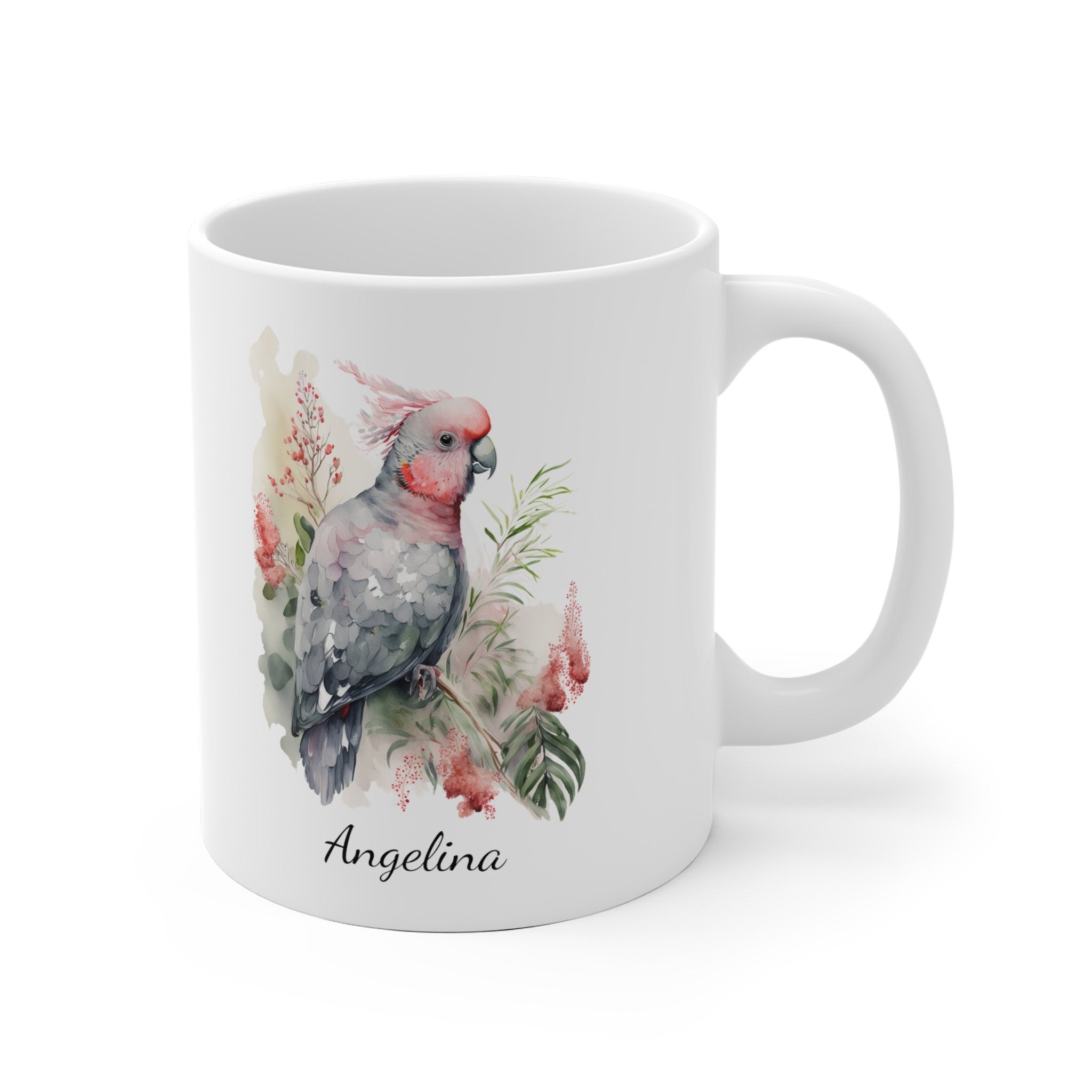 Personalized Galah Parrot Coffee Mug