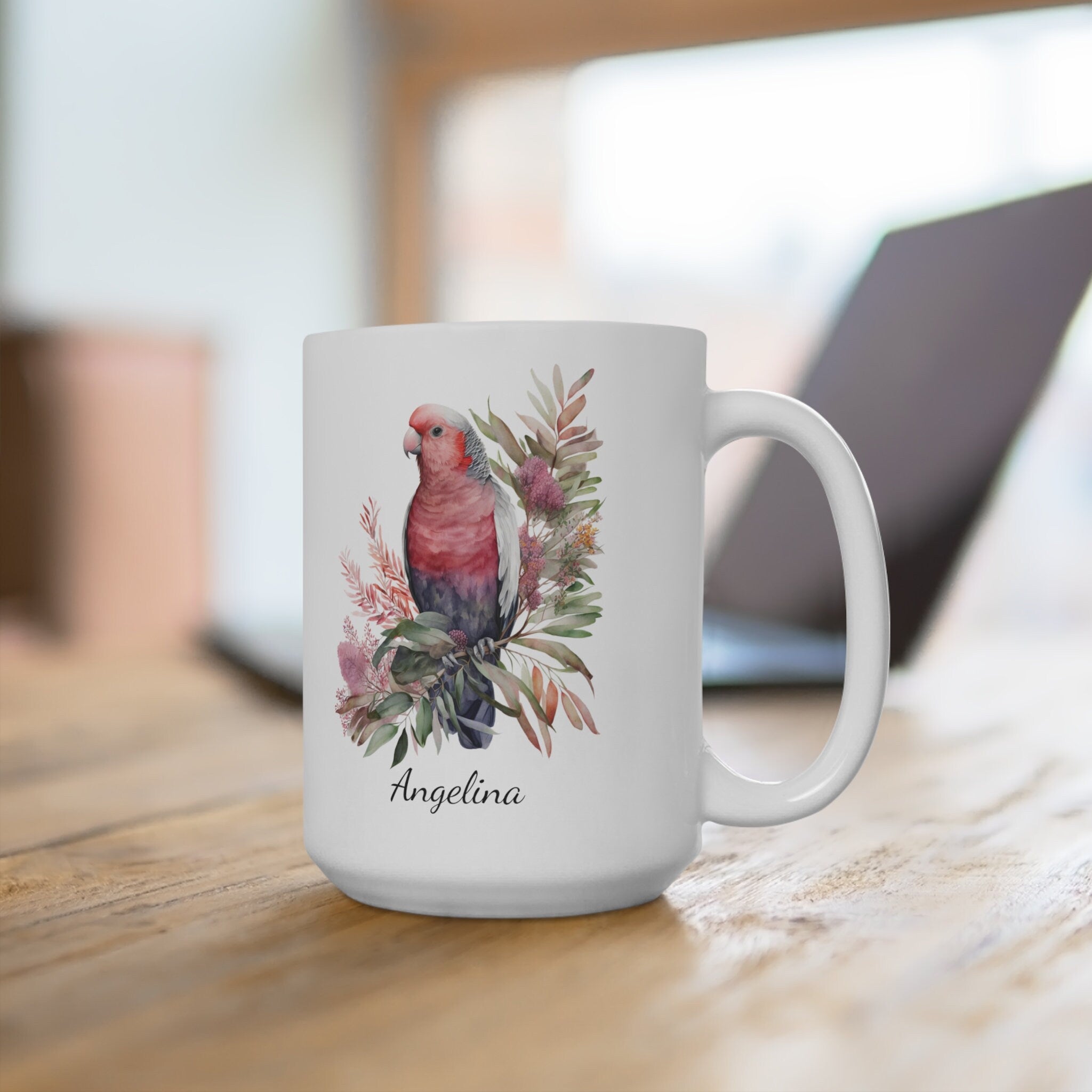 Personalized Galah Parrot Coffee Mug