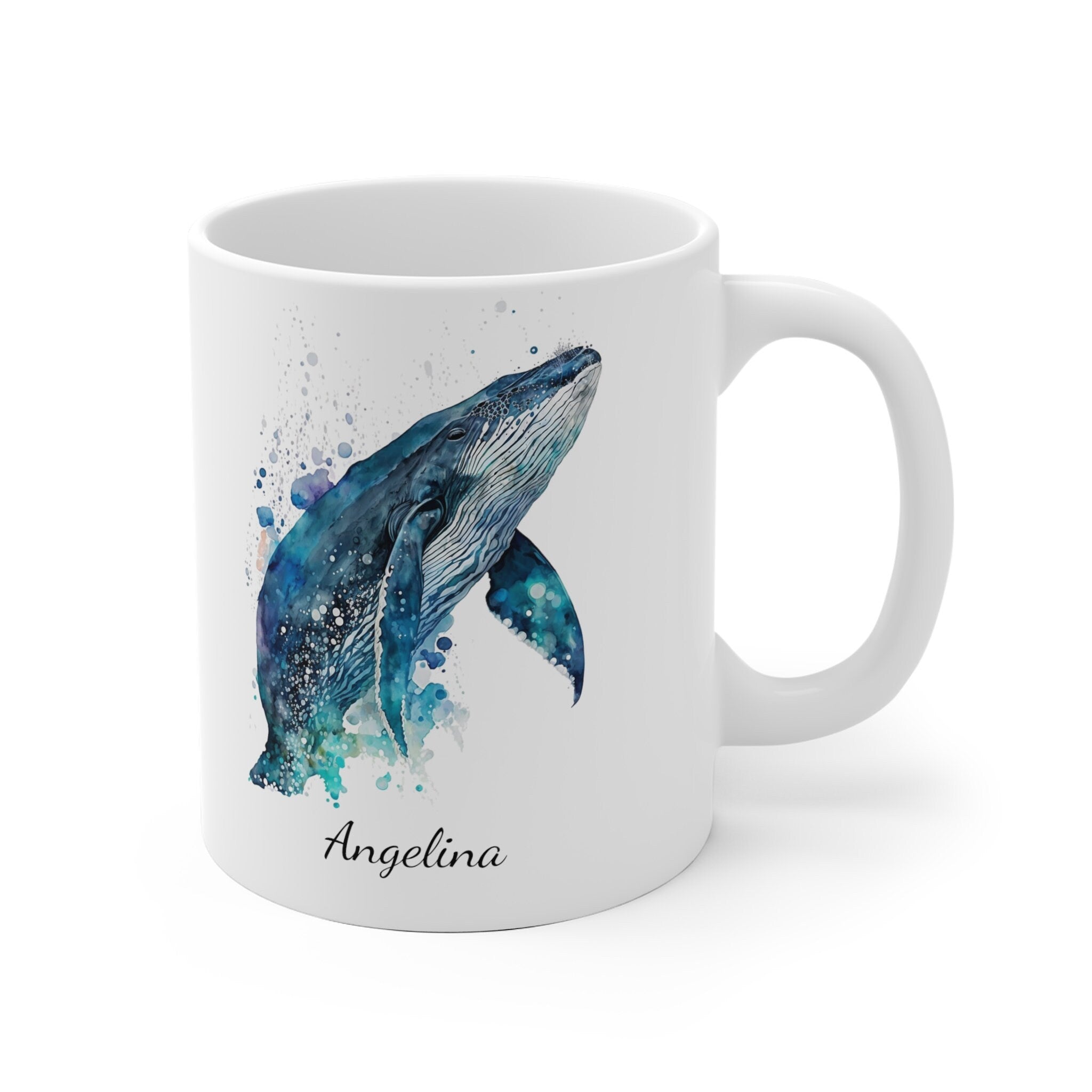 Personalized Humpback Whale Coffee Mug