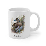 Personalized Blue-Billed Duck Coffee Mug