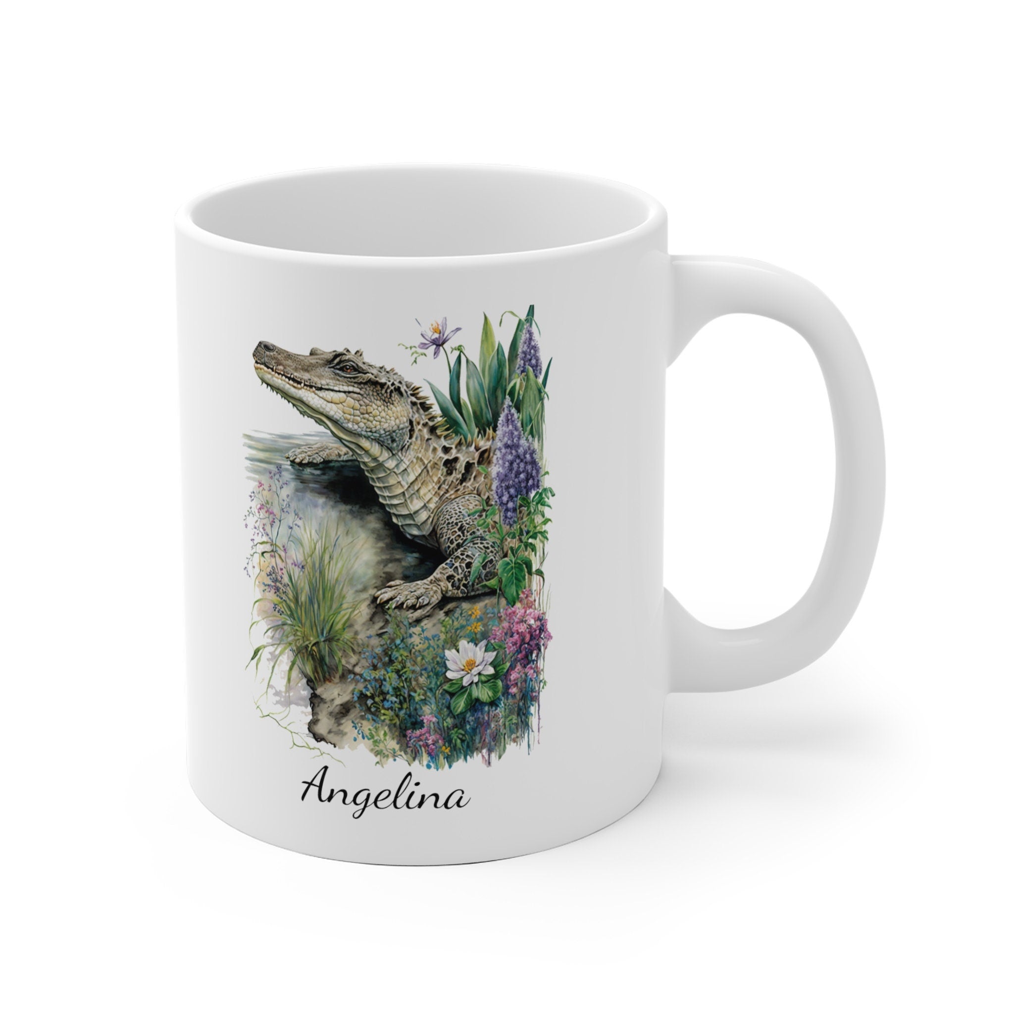 Personalized Crocodile Coffee Mug
