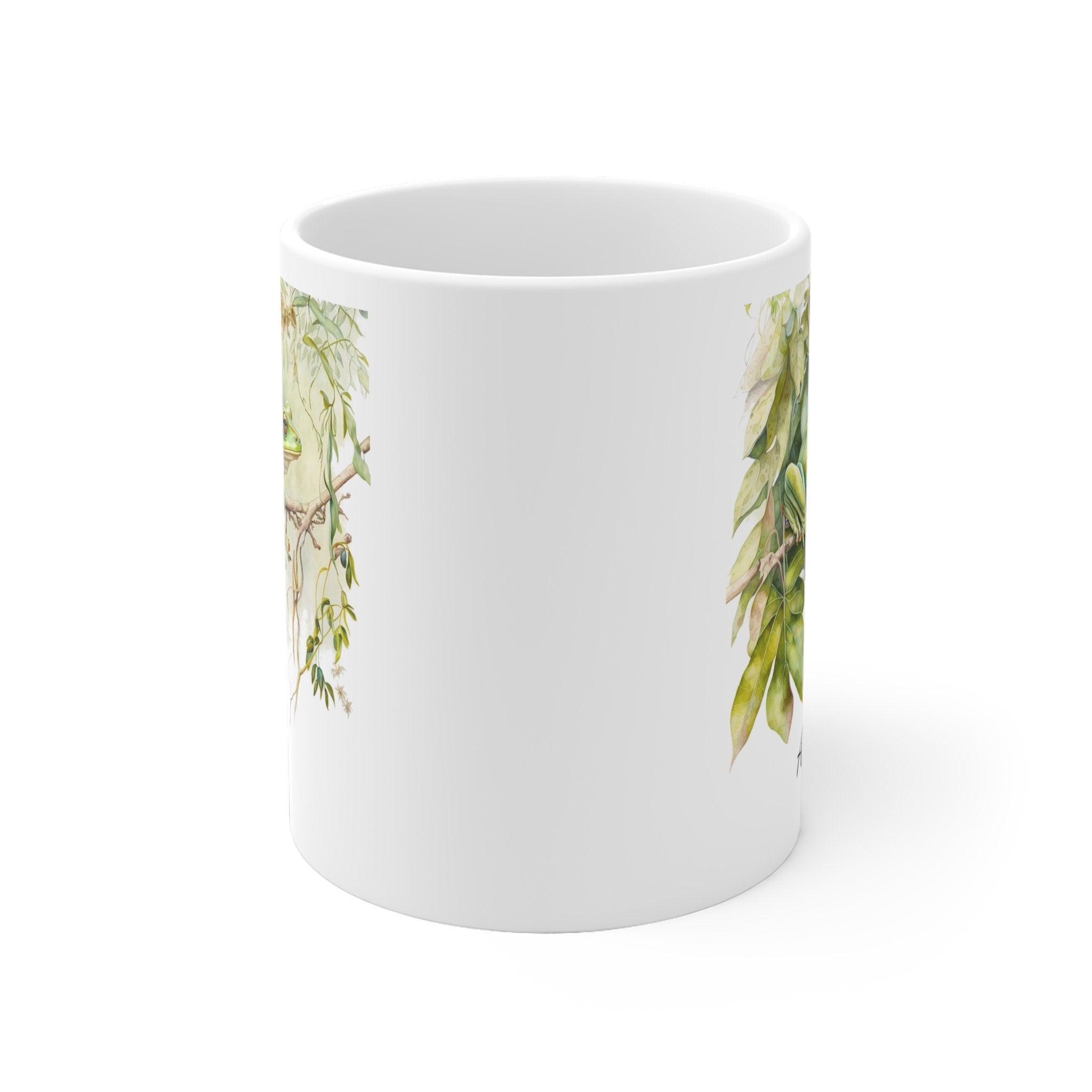 Personalized Green Tree Frog Mug