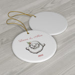 Personalized Santa Claus Nordic Ornament