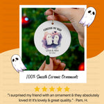 Personalized 'Forever My Boo!' Ghost Couple Halloween Ornament