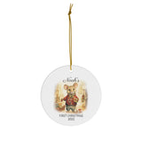 Personalized Child&#39;s First Christmas Mouse Ornament