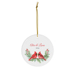 Personalized Cardinal Birds Ornament