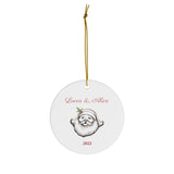 Personalized Santa Claus Nordic Ornament