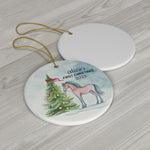 Personalized Child's First Christmas Horse Ornament