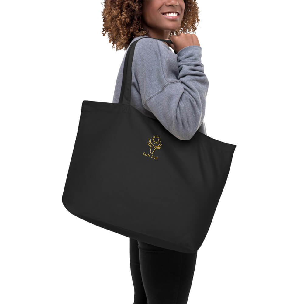Sun Elk Large Eco Friendly Tote Bag