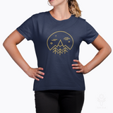 Minimalist Mountain & Trees Softstyle T-Shirt