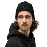 Shark Embroidered Organic Eco Friendly Beanie