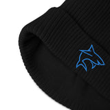 Shark Embroidered Organic Eco Friendly Beanie